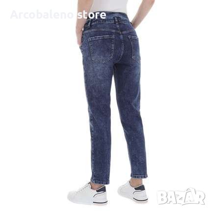 Дамски дънки с висока талия, 2цвята , снимка 4 - Дънки - 38341253