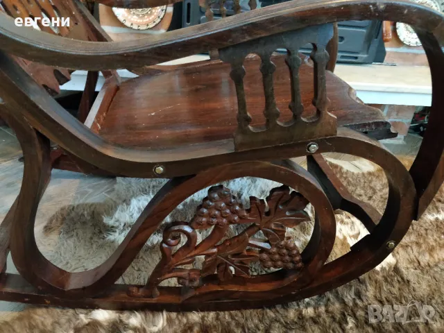 Люлеещ се стол, снимка 2 - Столове - 50364787