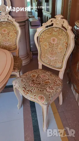 Италианска барокова трапезария , снимка 6 - Маси - 56316459