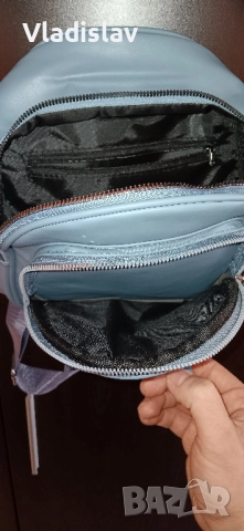 Мини раница с панделка за жени, снимка 4 - Чанти - 52265004