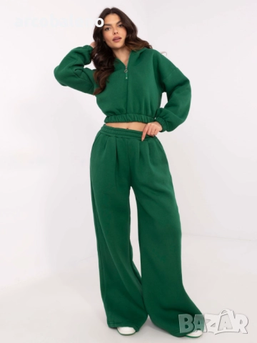 Дамски комплект от две части с цип на деколтето, 2цвята , снимка 7 - Комплекти - 52857314