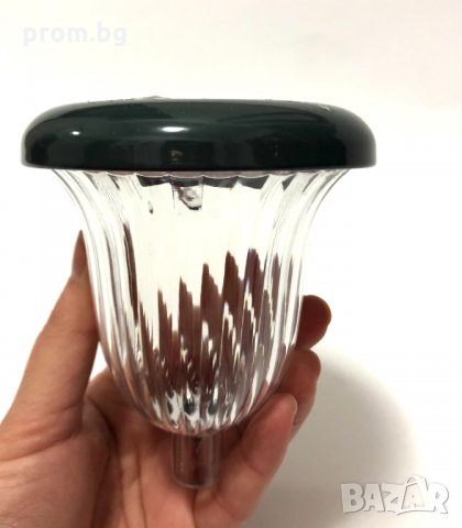 соларни градински лампи, комплект от 5 бр., с приставка-колче за фиксиране в земята, нови, Германия, снимка 9 - Соларни лампи - 31445144