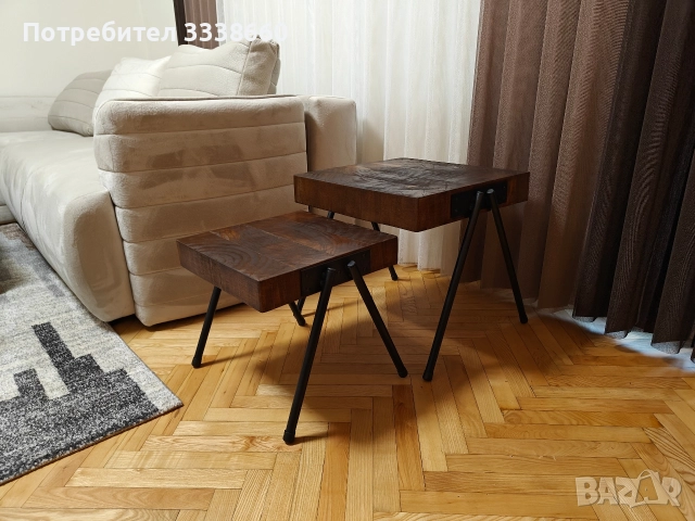 Помощни маси от масив , снимка 3 - Маси - 50267332