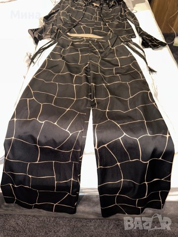 Дамски сатенен сет, снимка 3 - Тениски - 42848620