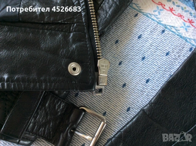 Кожено яке Diesel, снимка 6 - Якета - 50949032
