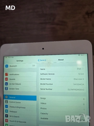 iPad Mini 3 16Gb Silver, снимка 5 - Таблети - 54102478