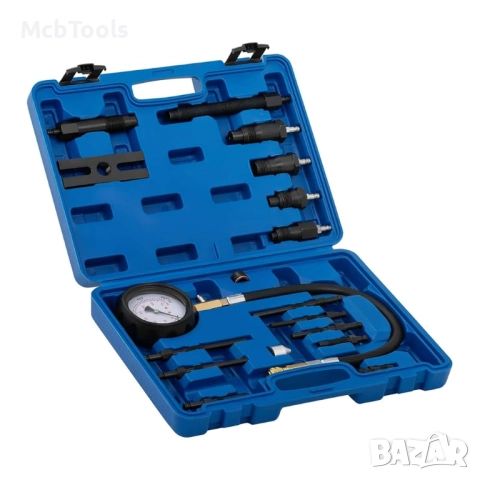 Компресомер за измерване компресия на дизелови двигатели HAWEK, снимка 2 - Други инструменти - 51633847