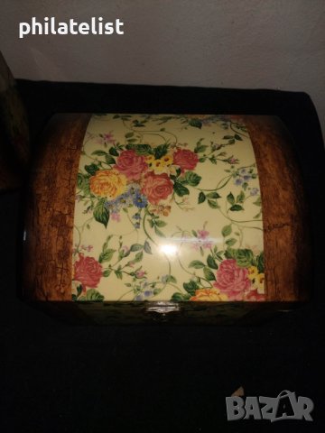 дървен сандък с декорации - голям, снимка 2 - Арт сувенири - 40758850