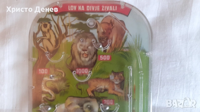 флипер детски с метално топче уникален, от 80-те години на 20-ти век, снимка 2 - Други - 52986447