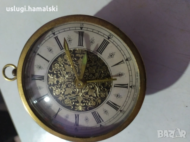 Стар немски настолен часовник, снимка 4 - Антикварни и старинни предмети - 53297386