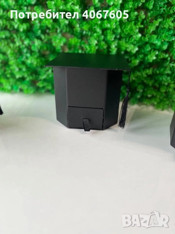 Кутия за аранжиране под формата на шапка за дипломиране, снимка 5 - Други - 52881925