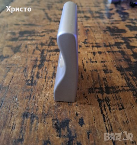 часовник метален матов сребрист за бюро, кварц, внос от Германия, масивен и доста тежък, снимка 2 - Луксозни - 39194155