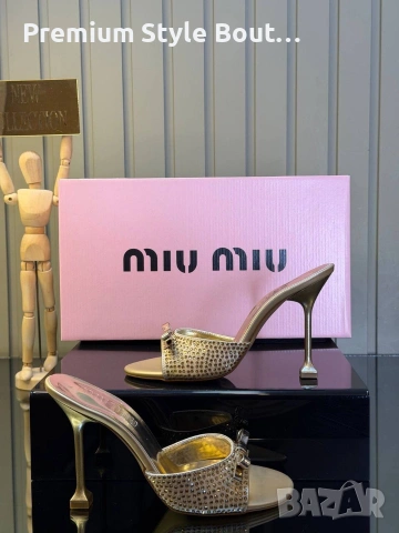 обувки на ток miu miu Gucci , снимка 9 - Дамски ежедневни обувки - 54159403