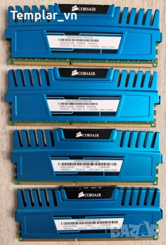 Corsair Vengeance Blue 4x4 GB DDR3 1600
