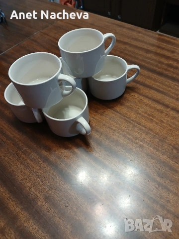 Чаши за кафе, 6 броя, снимка 2 - Чаши - 53013879