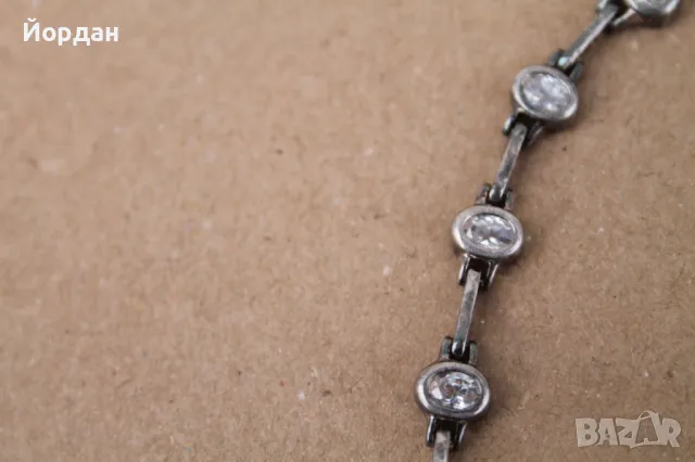 Дамско сребърно колие , снимка 7 - Колиета, медальони, синджири - 49771473