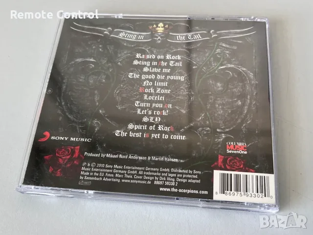 CD SCORPIONS - STING IN THE TAIL (2010), снимка 3 - CD дискове - 55800438