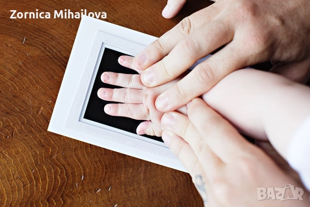 Комплект за правене на отпечатъци на бебешки крачета или ръчички., снимка 2 - Други - 49418639