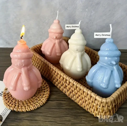 Молд плетен снежен човек (2), снимка 5 - Форми - 50773225