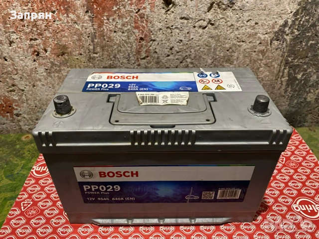 Почти нов акумулатор Bosch/Бош PP029 95 амп/ч L+ Азиатка с гаранция