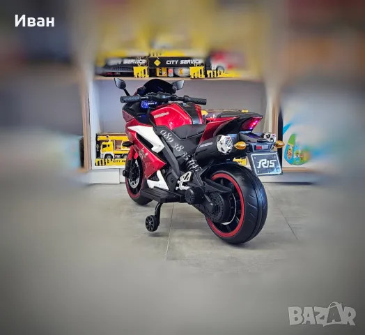 ТОП ЦЕНА!НОВО!Акумулаторен мотор Motocross RED с 12V батерия,LED светлини, снимка 5 - Детски велосипеди, триколки и коли - 44489483