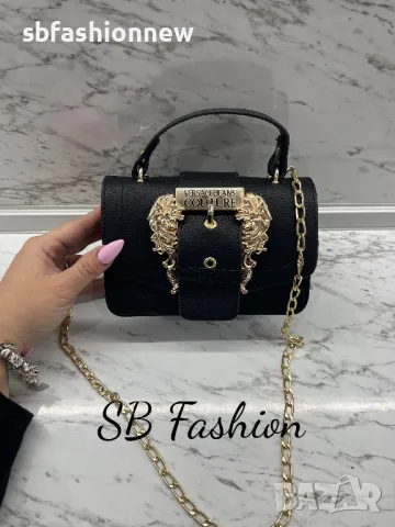 Versace чанта черна, снимка 3 - Чанти - 49088768