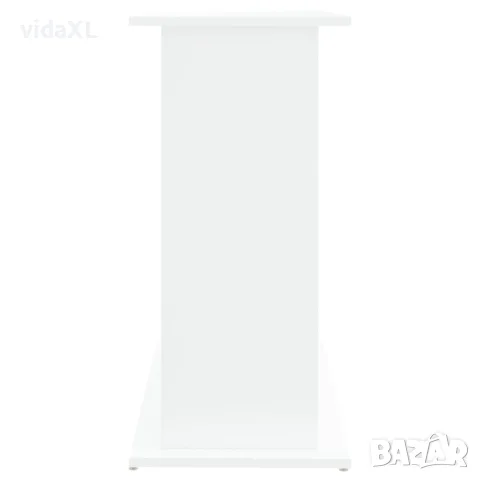 vidaXL Поставка за аквариум, бяла, 81x36x73 см, инженерно дърво, снимка 7 - Аквариуми - 56148100