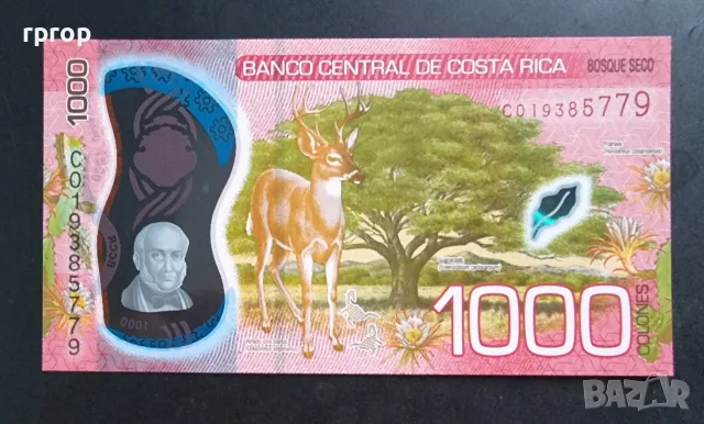 Коста Рика .1000 колона .2019 година. UNC.