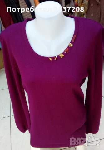 Дамска блуза - 100% естествена материя, снимка 3 - Блузи с дълъг ръкав и пуловери - 31086239