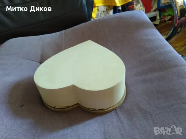 Дървена кутия за бижута сърце Love нова 150х145х45мм, снимка 9 - Декорация за дома - 47358190