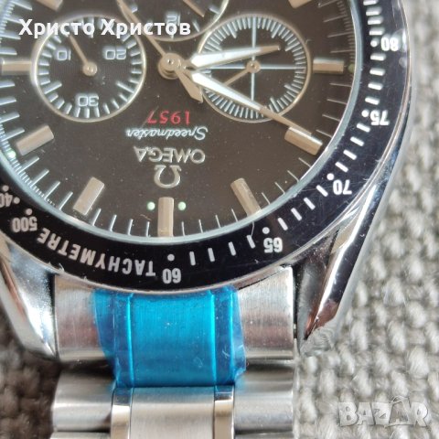 Мъжки луксозен часовник Omega Speedmaster  Professional 1957 by NASA, снимка 13 - Мъжки - 36929293