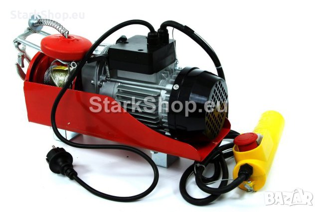 Електрическа въжена лебедка 125 / 250 кг 12 м 500W Mar-Pol, снимка 2 - Подемници - 40283478