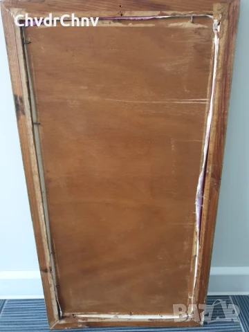 Parin 70х37см/стара испанска картина масло върху платно/портрет-балерина/дървена рамка, снимка 7 - Картини - 50977772