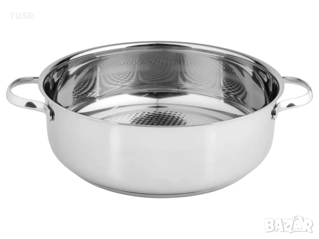 НОВА! Касерола Ø28см - стил и здравина - релефно дъно, снимка 4 - Съдове за готвене - 50981253