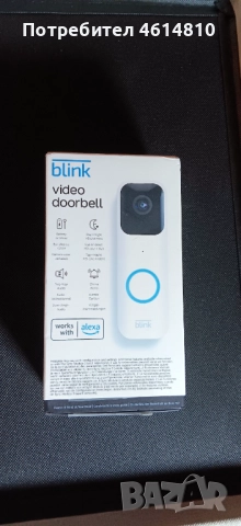Blink Video Doorbell, интелигентен видеодомофон