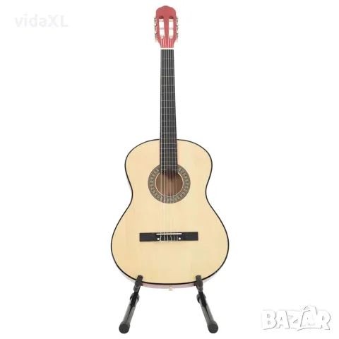 vidaXL Комплект класическа китара за начинаещи от 12 части, 4/4, 39, снимка 3 - Китари - 56147663