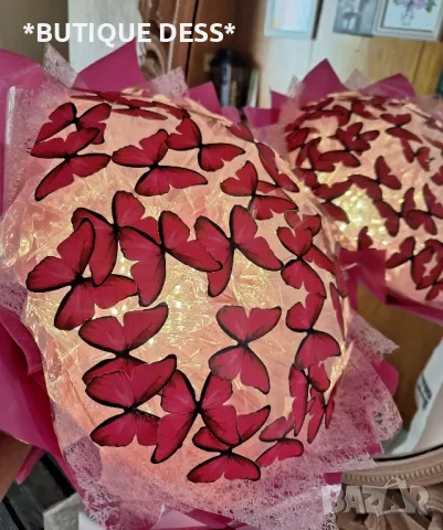 Луксозни, светещи букети "DESS", снимка 4 - Изкуствени цветя - 47690800