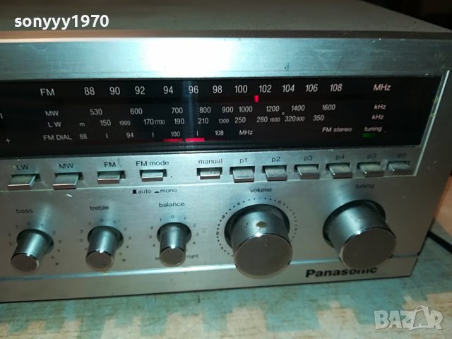PANASONIC DECK RECEIVER-MADE IN JAPAN 2109221747, снимка 9 - Ресийвъри, усилватели, смесителни пултове - 38076219