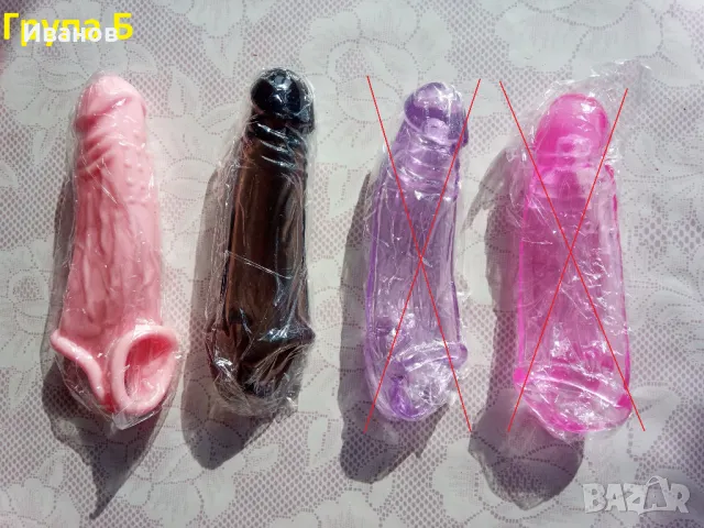 Оребрени релефни презервативи и удължители за многократна употреба, снимка 4 - Други стоки за дома - 45115764