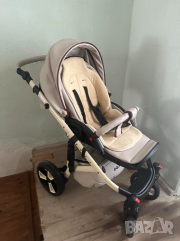 Детска количка Kuga 3 в 1 цвят бежов, снимка 2 - Детски колички - 42304123