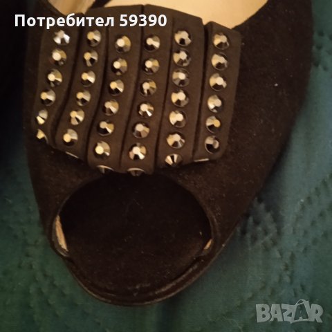 Черни елегантни дамски обувки"Melluso", снимка 1