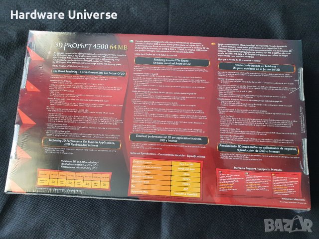 ⚡⚡⚡Hercules Prophet 4500⚡⚡⚡, снимка 3 - Видеокарти - 36800041