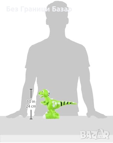 Нов Интерактивен динозавър с реалистични движения и звук идеален подарък, снимка 4 - Други - 52407551