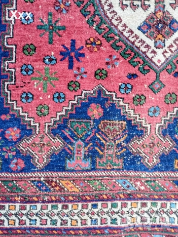 Ръчно тъкана вълнена пътека.Иранска.Антика за ценители., снимка 3 - Пътеки - 51808128