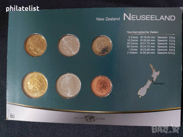 Комплектен сет - Нова Зеландия 2006-2010, 6 монети, снимка 2 - Нумизматика и бонистика - 44515404