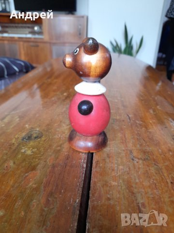 Стара дървена фигурка #5, снимка 2 - Колекции - 40802290