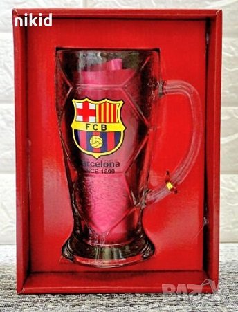 FCB ФК Барселона Barcelona футболна халба чаша за бира подарък в Чаши в гр.  Ямбол - ID35596133 — Bazar.bg
