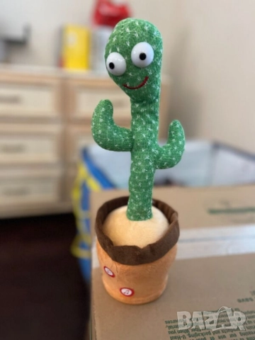 Забавният, пеещ и танцуващ кактус играчка