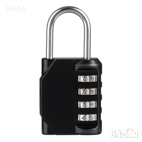 Катинар с код за заключване 40 мм, черен_1239748, снимка 2 - Други - 52305852