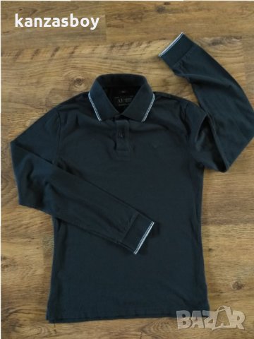  ARMANI JEANS's polo shirt - страхотна мъжка блуза КАТО НОВА, снимка 6 - Блузи - 34175939